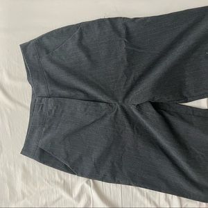 wide striped formal pants - M